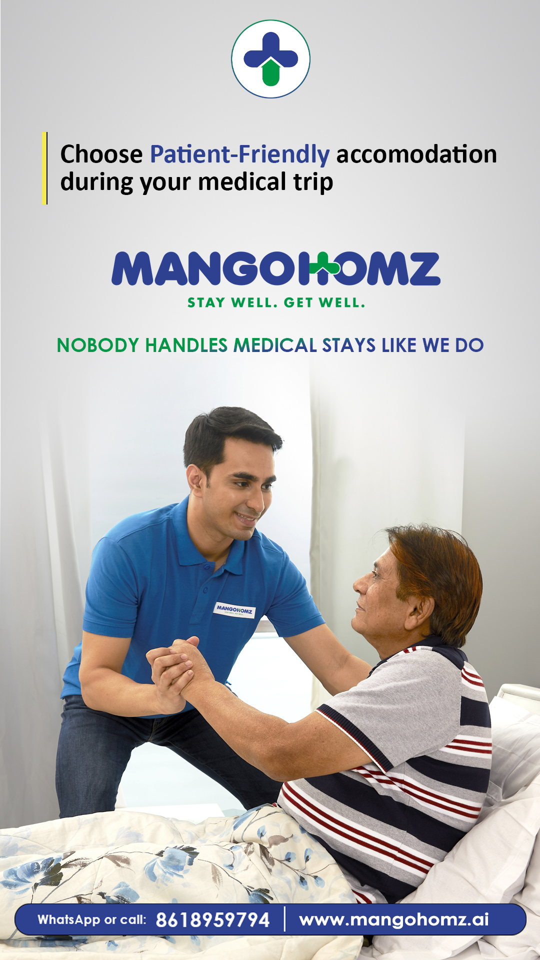 Patient - Friendly Stay with Mangohomz